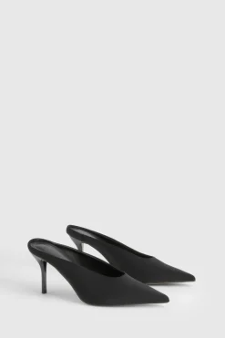Chaussures de ville mule à bout pointu