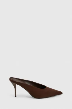Chaussures de ville mule à bout pointu