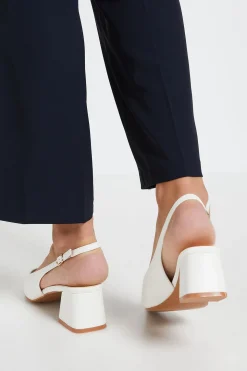 Chaussures De Ville Patricia À Bride Arrière En Synthétiquecuir Avec Talon Bloc Moyen