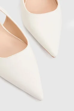 Chaussures De Ville Patricia À Bride Arrière En Synthétiquecuir Avec Talon Bloc Moyen