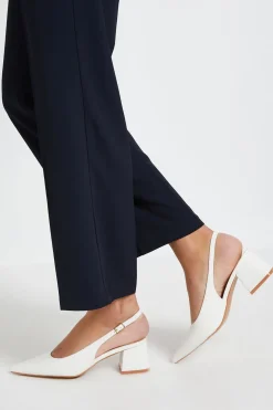 Chaussures De Ville Patricia À Bride Arrière En Synthétiquecuir Avec Talon Bloc Moyen