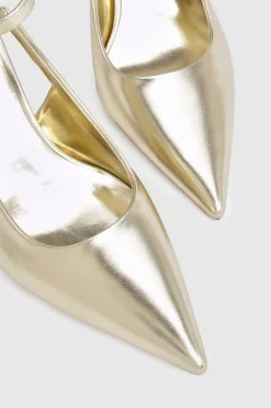 Chaussures de ville pour pieds larges à talon haut avec bride de cheville