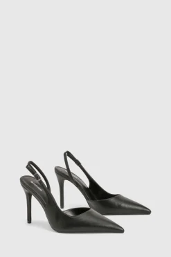 Chaussures de ville à talon haut à bride arrière