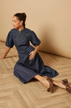 Chaussures Dorinda à Talon Bloc avec Bride Arrière, Nœud et Imprimé Léopard en Daim Synthétique