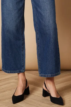 Oasis Chaussures Enrya à Bride Arrière en synthétique avec Talon Bloc Bas< Chaussures À Talons|Escarpins
