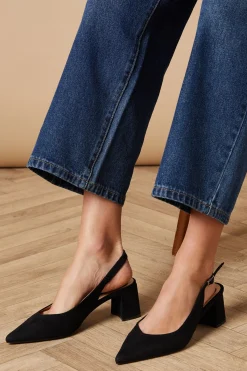 Oasis Chaussures Enrya à Bride Arrière en synthétique avec Talon Bloc Bas< Chaussures À Talons|Escarpins
