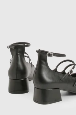 Chaussures Mary Jane à bout carré et triple bride