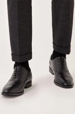 Burton Chaussures Oxford es en Cuir avec Bout Rapporté Élégantes<Homme Chaussures Et Mocassins