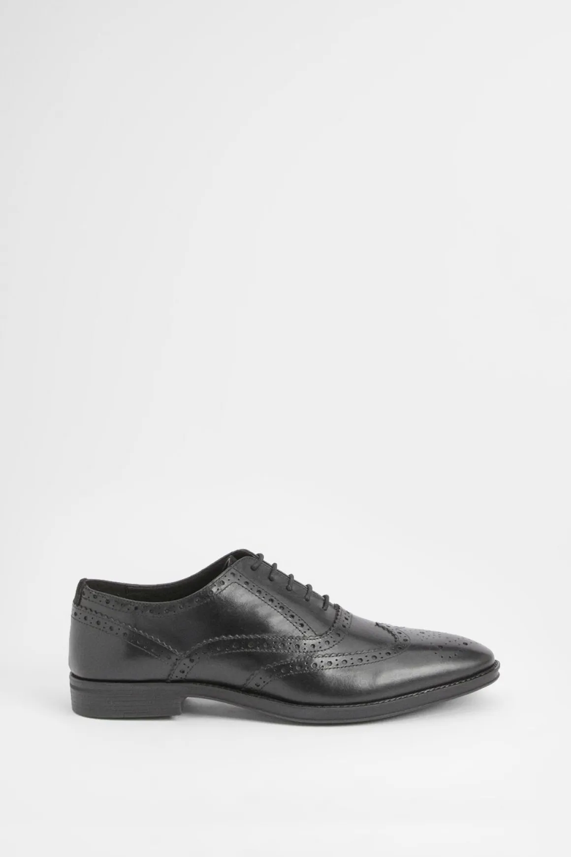 Chaussures Oxford Richelieu en Cuir Noir Élégantes