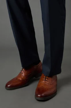 Chaussures Oxford Richelieu en Cuir Tan Élégantes
