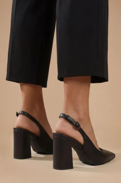 Oasis Chaussures À Talon Nicola En Synthétiquecuir Verni À Bride Arrière Et Bout Pointu< Chaussures Festives|Chaussures À Talons