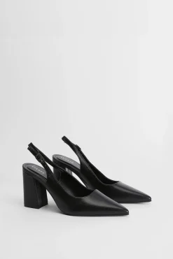 Oasis Chaussures À Talon Nicola En Synthétiquecuir Verni À Bride Arrière Et Bout Pointu< Chaussures Festives|Chaussures À Talons