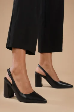 Oasis Chaussures À Talon Nicola En Synthétiquecuir Verni À Bride Arrière Et Bout Pointu< Chaussures Festives|Chaussures À Talons