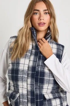 Check gilet puffer oversize