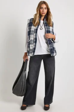 Check gilet puffer oversize