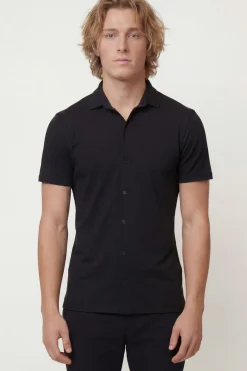 Chemise Ajustée En Jersey À Manches Courtes