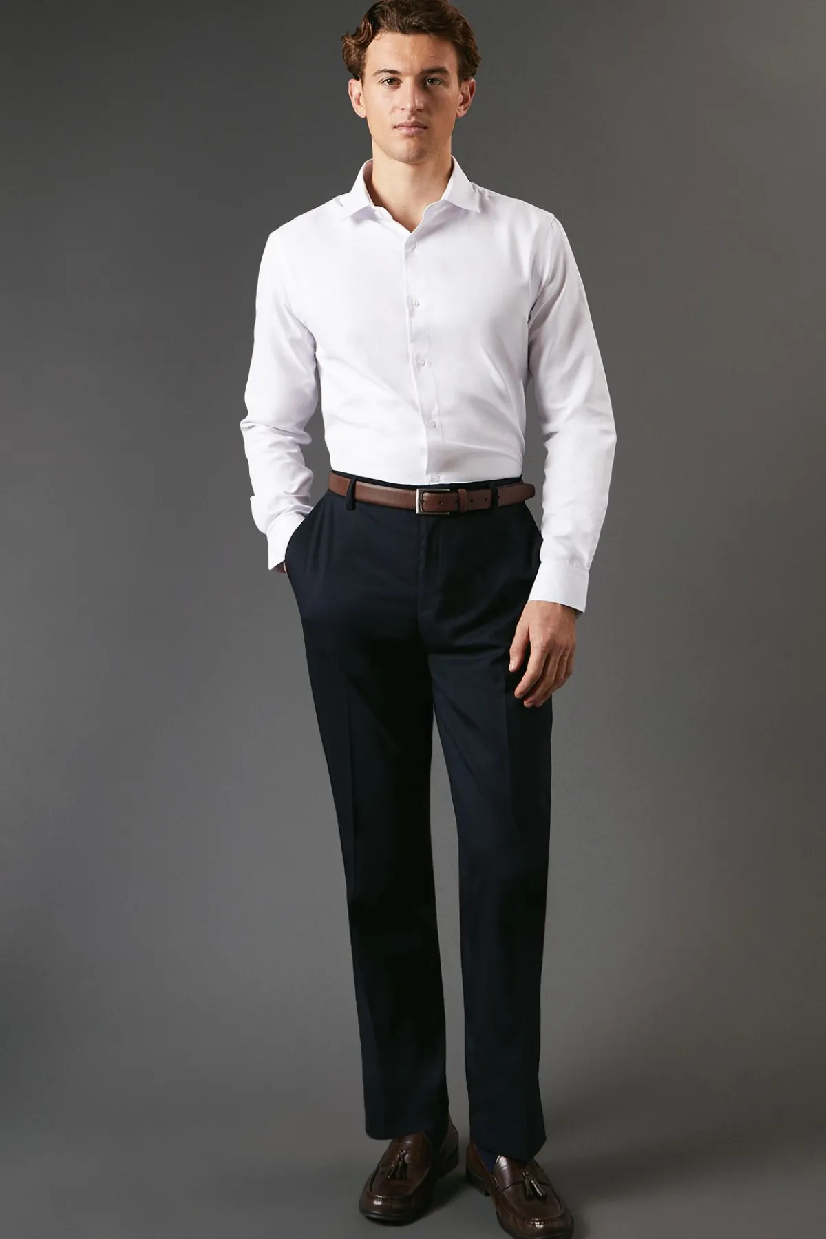Burton Chemise Ajustée à Manches Longues Motif Chevron<Homme Chemises