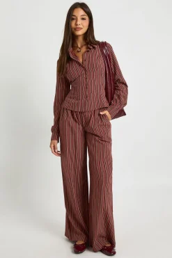 Chemise ajustée rayée