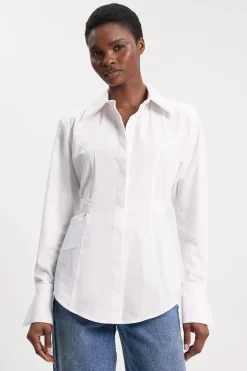 Chemise Ajustée Tissée Boutonnée