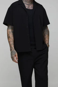 Chemise Ample Et Pantalon En Tissu Technique Extensible Pour Grande Taille
