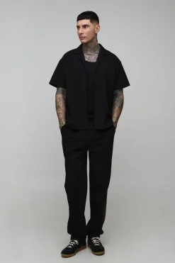 Chemise Ample Et Pantalon En Tissu Technique Extensible Pour Grande Taille
