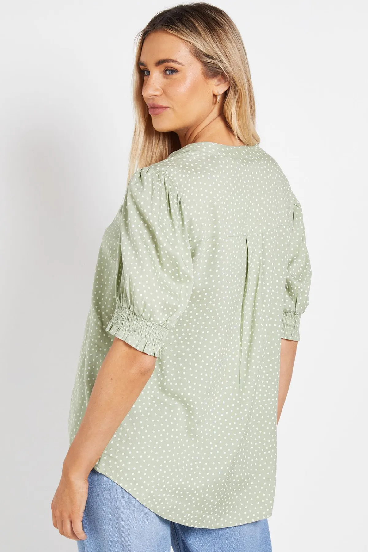 Dorothy Perkins Chemise Ample À Manches Bouffantes Imprimé À Pois<Femme Tops