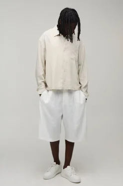 Chemise Ample Oversize En Mélange De Lin