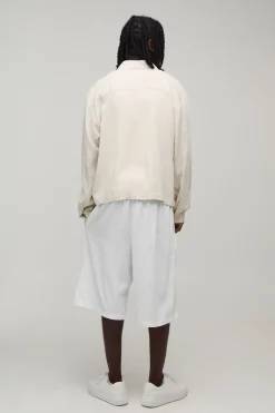 Chemise Ample Oversize En Mélange De Lin