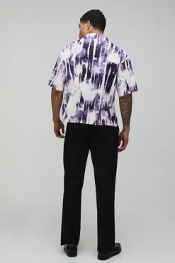Chemise Ample Oversize À Imprimé Abstrait