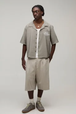Chemise Ample Oversize À Manches Courtes Avec Imprimé Citron Au Dos