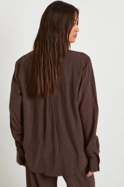 Chemise Ample Premium En Lin Tall