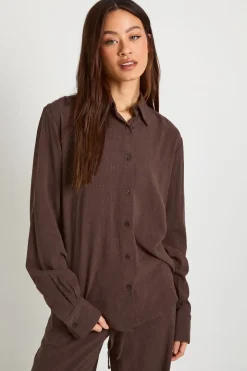 Chemise Ample Premium En Lin Tall