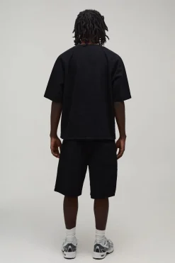 boohooMAN Chemise Baseball En Denim Oversize<Homme Denim|Tout Afficher
