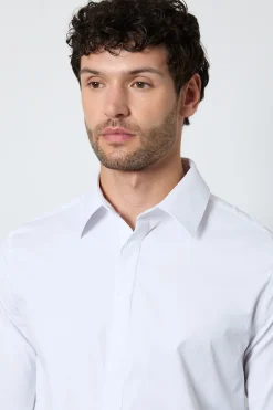 Burton Chemise he Cintrée À Patte De Boutonnage Dissimulée Et Poignets Mousquetaires<Homme Chemises