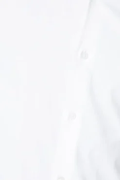 Chemise Blanche Coupe Ajustée Manches Longues Facile à Repasser