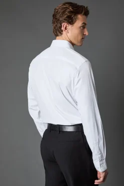 Burton Chemise Blanche Coupe Régulière Repassage Facile<Homme Chemises