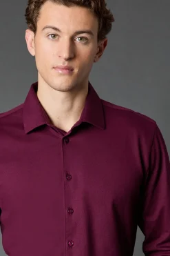 Burton Chemise Piqué Coupe Ajustée Manches Longues<Homme Chemises