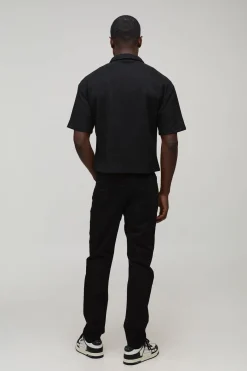 Chemise boxy oversize en synthétique