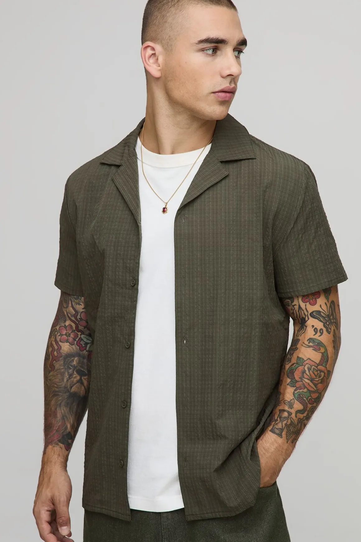 Chemise à carreaux technique classique
