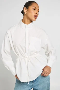 Chemise Col Montant Avec Taille Cintrée