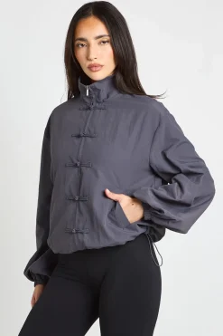 Chemise Col Montant Détail Brandebourgs
