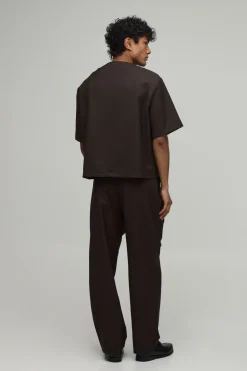 Chemise Coordonnée Cache-cœur Coupe Boxy Ajustée