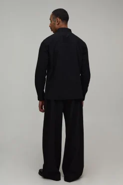 Chemise À Coupe Regular Avec Volants Sur Le Devant
