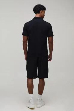 Chemise Coupe Regular À Imprimé Palmier Contrasté