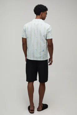 Chemise Coupe Regular À Rayures Tennis