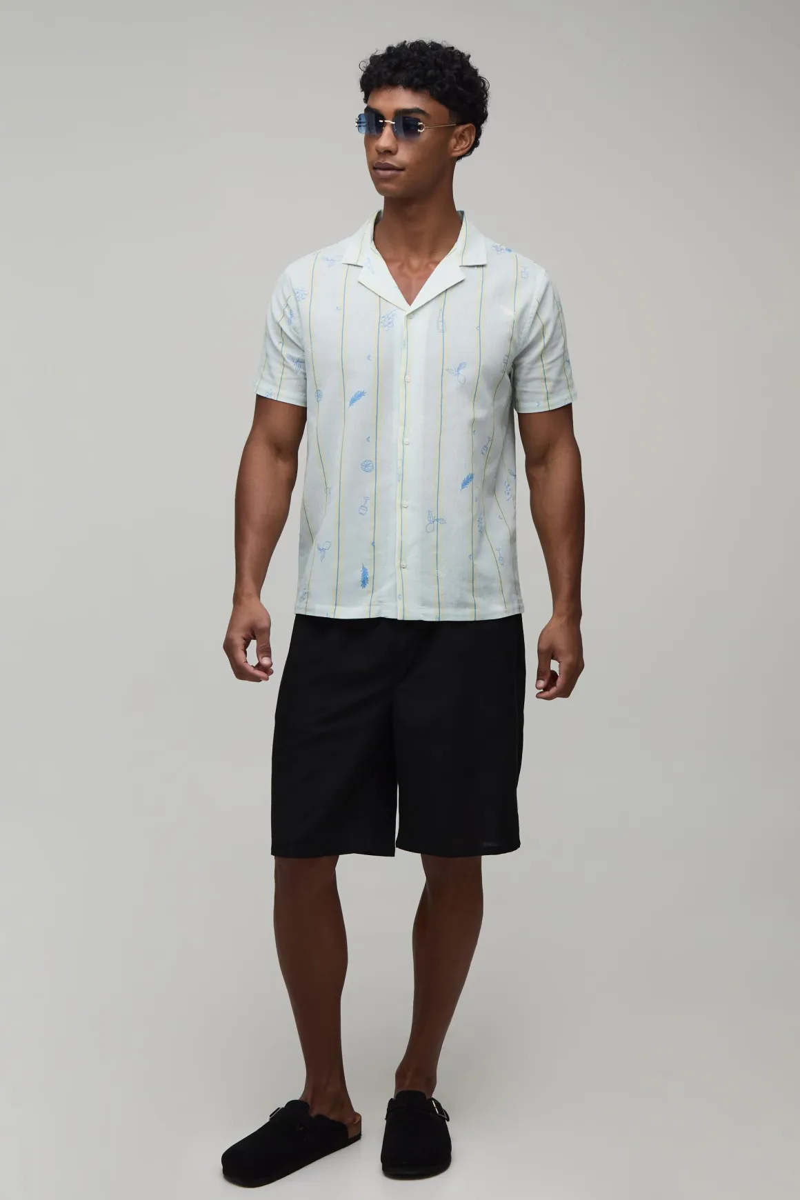 Chemise Coupe Regular À Rayures Tennis