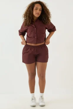 DSGN Studio Chemise Courte Popeline Coupe Boxy<Femme Dsgn Studio|Tops