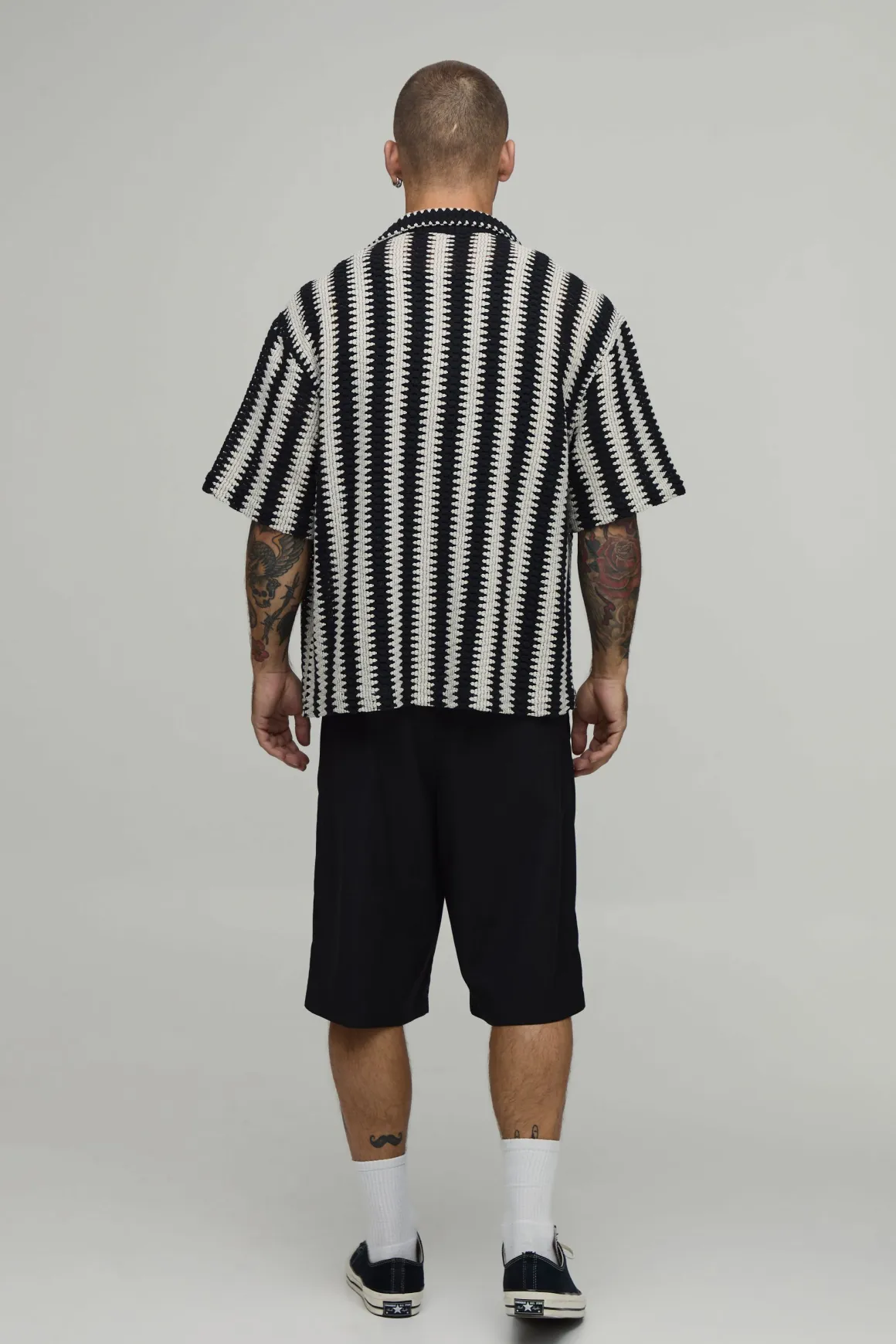 Chemise Crochet Oversize Coupe Boxy