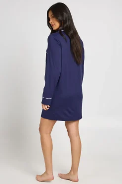 boohoo Chemise De Nuit De Maternité Avec Détail De Passepoil<Femme Pyjamas
