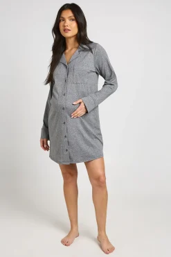 Chemise De Nuit De Maternité En Tissu Doux